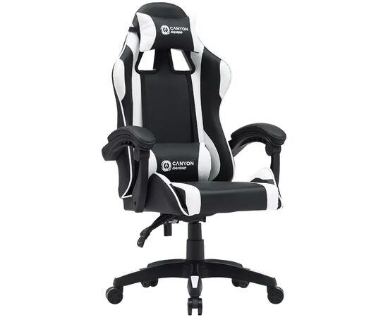 Кресло игровое Canyon Core SGCH2 Black/White (CNE-SGCH2W), изображение 2 Кресло игровое Canyon Core SGCH2 Black/White (CNE-SGCH2W), изображение 2