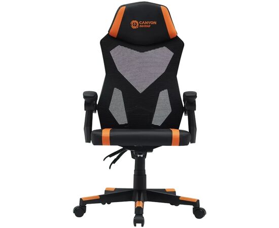 Кресло игровое Canyon Flow MCH01 Mesh Black/Orange (CNE-MCH01)