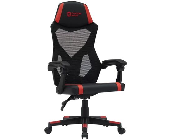 Кресло игровое Canyon Flow MCH01 Mesh Black/Red (CNE-MCH01R), изображение 2 Кресло игровое Canyon Flow MCH01 Mesh Black/Red (CNE-MCH01R), изображение 2