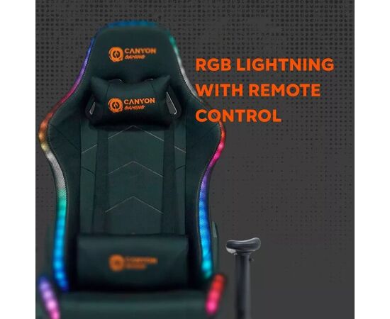 Кресло игровое Canyon Irida RGBCH03 RGB Black (CNS-RGBCH03), изображение 10 Кресло игровое Canyon Irida RGBCH03 RGB Black (CNS-RGBCH03), изображение 10
