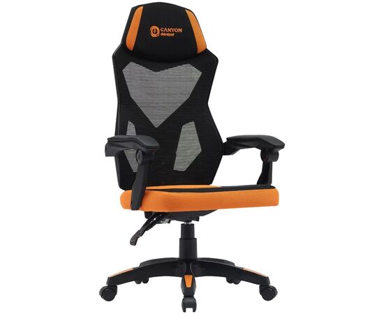 Кресло игровое Canyon Wave MCH02 Mesh Black/Orange (CNE-MCH02), изображение 2 Кресло игровое Canyon Wave MCH02 Mesh Black/Orange (CNE-MCH02), изображение 2