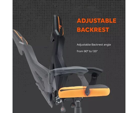 Кресло игровое Canyon Wave MCH02 Mesh Black/Orange (CNE-MCH02), изображение 9 Кресло игровое Canyon Wave MCH02 Mesh Black/Orange (CNE-MCH02), изображение 9