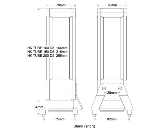 Резервуар для СРО Alphacool Watercool HEATKILLER Tube 100 D5 без помпи (30203), зображення 5 Резервуар для СРО Alphacool Watercool HEATKILLER Tube 100 D5 без помпи (30203), зображення 5