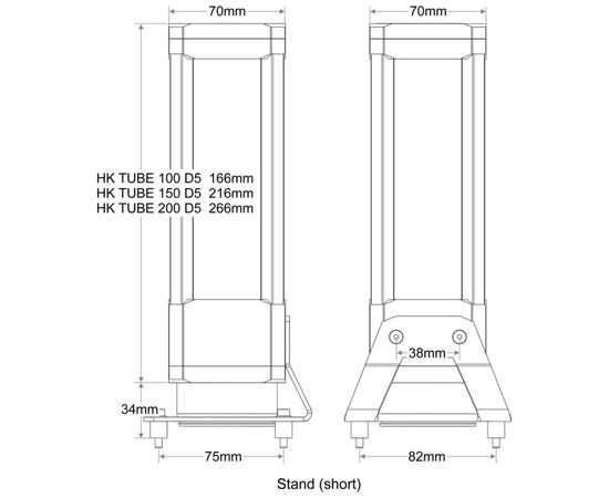 Резервуар для СРО Alphacool Watercool HEATKILLER Tube 150 D5 без помпи (30204), зображення 5 Резервуар для СРО Alphacool Watercool HEATKILLER Tube 150 D5 без помпи (30204), зображення 5