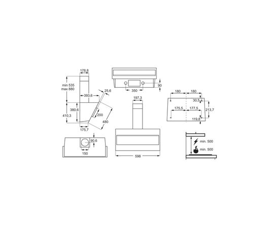 Вытяжка кухонная Electrolux LFV316W, изображение 6 Вытяжка кухонная Electrolux LFV316W, изображение 6