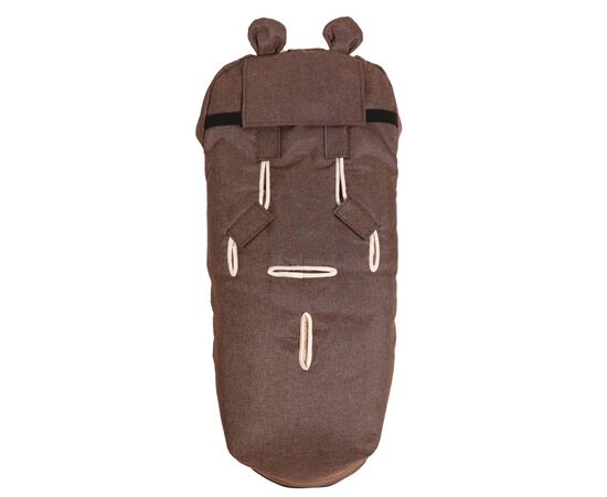 Чехол для ног Kaiser XL EARS WOOL 2 в 1, зимний, коричневый (6582575), изображение 3 Чехол для ног Kaiser XL EARS WOOL 2 в 1, зимний, коричневый (6582575), изображение 3