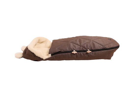 Чехол для ног Kaiser XL EARS WOOL 2 в 1, зимний, коричневый (6582575), изображение 4 Чехол для ног Kaiser XL EARS WOOL 2 в 1, зимний, коричневый (6582575), изображение 4