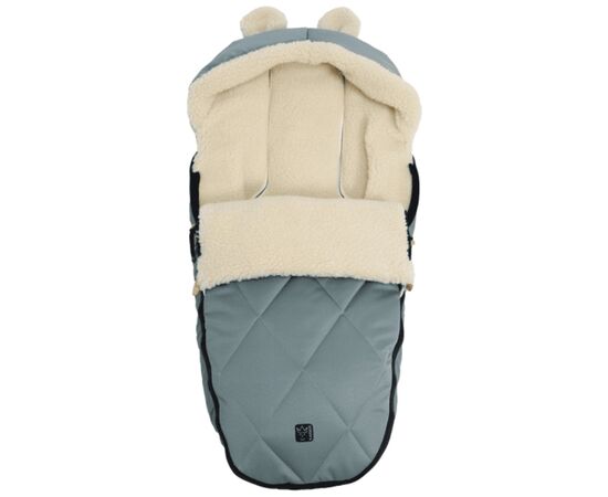Чехол для ног Kaiser XL EARS WOOL 2 в 1, зимний, светло-голубой (6582586), изображение 2 Чехол для ног Kaiser XL EARS WOOL 2 в 1, зимний, светло-голубой (6582586), изображение 2