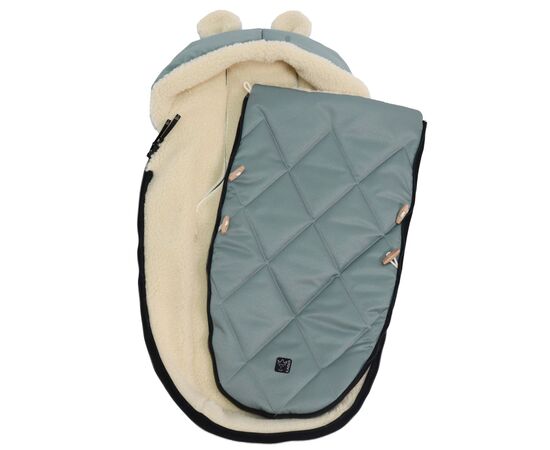 Чехол для ног Kaiser XL EARS WOOL 2 в 1, зимний, светло-голубой (6582586), изображение 5 Чехол для ног Kaiser XL EARS WOOL 2 в 1, зимний, светло-голубой (6582586), изображение 5