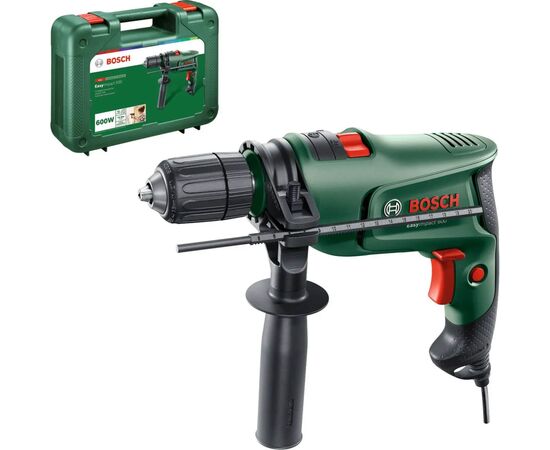Дриль Bosch EasyImpact 600, 600Вт, 1.5-13мм, 3000об/хв, кейс (0.603.133.021), зображення 2 Дриль Bosch EasyImpact 600, 600Вт, 1.5-13мм, 3000об/хв, кейс (0.603.133.021), зображення 2