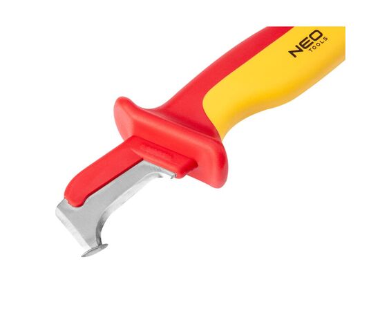 Ніж монтажний Neo Tools діелектричний, 1000V, вигнуте лезо, 180мм (01-553), зображення 3