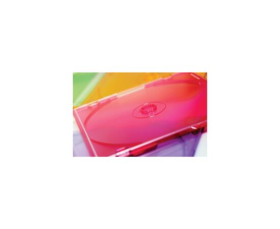 Бокс для диска CD/DVD Slimcase Assorted colours 50шт Verbatim (49973), изображение 4 Бокс для диска CD/DVD Slimcase Assorted colours 50шт Verbatim (49973), изображение 4