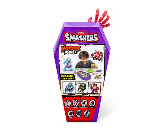 Игровой набор Smashers с аксессуарами Horror House-Medium Dino/Средний Дом Ужасов - Дино (74125A), изображение 8 Игровой набор Smashers с аксессуарами Horror House-Medium Dino/Средний Дом Ужасов - Дино (74125A), изображение 8