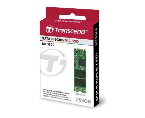 Накопитель SSD M.2 2280 256GB Transcend (TS256GMTS800S), изображение 2 Накопитель SSD M.2 2280 256GB Transcend (TS256GMTS800S), изображение 2