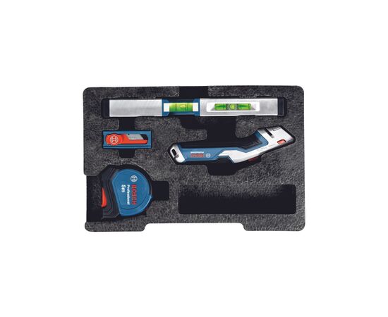 Набір інструментів Bosch 19 шт, рулетка 5м, рівень 25см (0.615.990.N2R), зображення 5 Набір інструментів Bosch 19 шт, рулетка 5м, рівень 25см (0.615.990.N2R), зображення 5
