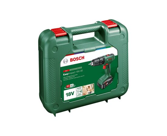 Шуруповерт Bosch EasyImpact 18V-40 18В 1х2Агод 2038Нм 0-4300-1630обхв кейс ЗП 1.4кг (0.603.9D8.107), зображення 3 Шуруповерт Bosch EasyImpact 18V-40 18В 1х2Агод 2038Нм 0-4300-1630обхв кейс ЗП 1.4кг (0.603.9D8.107), зображення 3