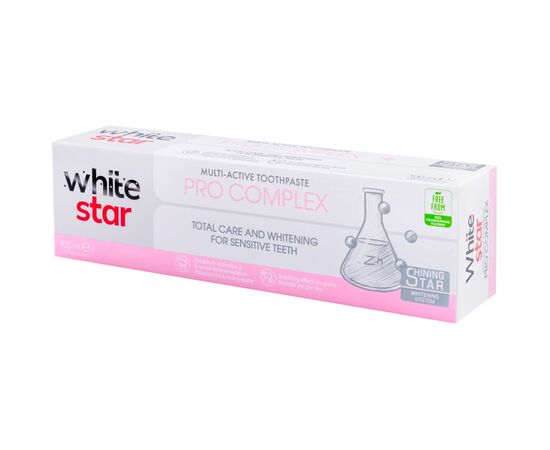 Зубная паста White Star Pro Complex 100 мл (3800237400270), изображение 3 Зубная паста White Star Pro Complex 100 мл (3800237400270), изображение 3