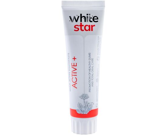 Зубная паста White Star Active+ 100 мл (3800237400324), изображение 4 Зубная паста White Star Active+ 100 мл (3800237400324), изображение 4