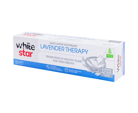 Зубная паста White Star Lavender Therapy 100 мл (3800237400331), изображение 3 Зубная паста White Star Lavender Therapy 100 мл (3800237400331), изображение 3