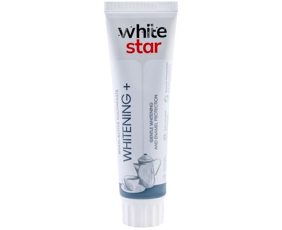 Зубная паста White Star Whitening+ 100 мл (3800237400300), изображение 4 Зубная паста White Star Whitening+ 100 мл (3800237400300), изображение 4