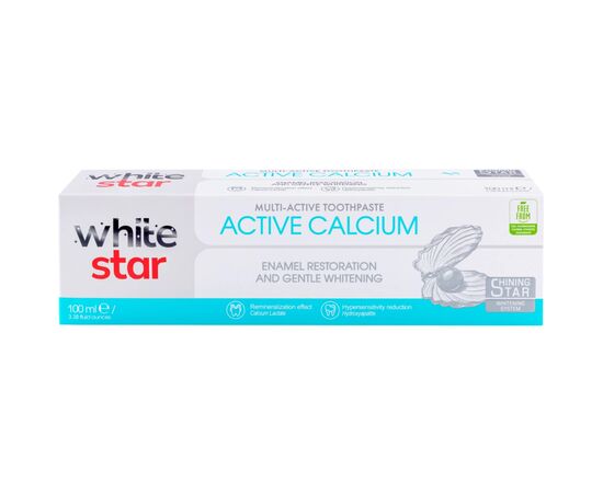 Зубна паста White Star Active Calcium 100 мл (3800237400294)