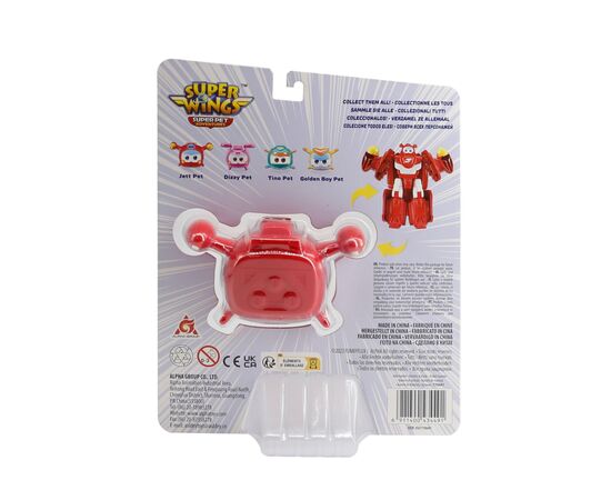 Трансформер Super Wings Transforming Super Pet Джером любимец (Jerome pet) (EU770641), изображение 8 Трансформер Super Wings Transforming Super Pet Джером любимец (Jerome pet) (EU770641), изображение 8