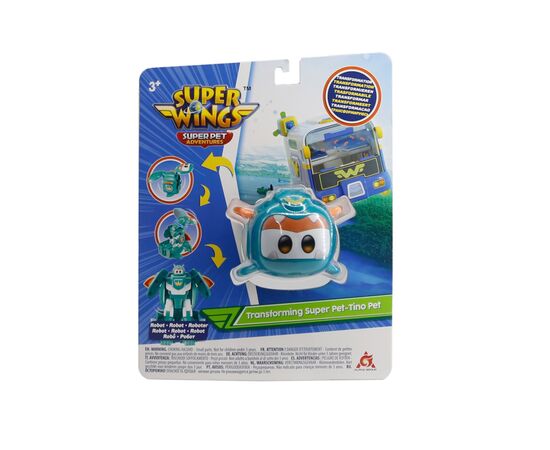Трансформер Super Wings Transforming Super Pet Тино любимец (Tino pet) (EU770643), изображение 7 Трансформер Super Wings Transforming Super Pet Тино любимец (Tino pet) (EU770643), изображение 7
