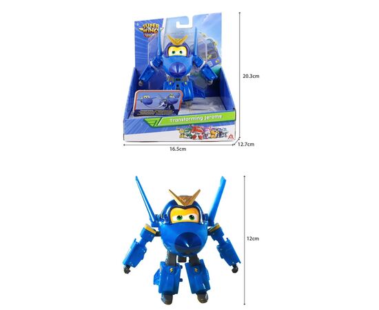 Трансформер Super Wings Transforming Джером (Jerome) (EU770230), изображение 6 Трансформер Super Wings Transforming Джером (Jerome) (EU770230), изображение 6