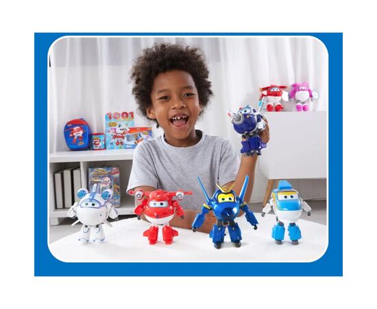 Трансформер Super Wings Transforming Джером (Jerome) (EU770230), изображение 9 Трансформер Super Wings Transforming Джером (Jerome) (EU770230), изображение 9