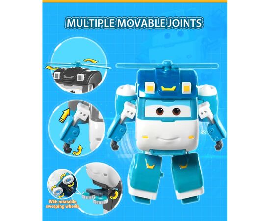 Трансформер Super Wings Transforming Шайн (Shine) (EU770239), изображение 4 Трансформер Super Wings Transforming Шайн (Shine) (EU770239), изображение 4