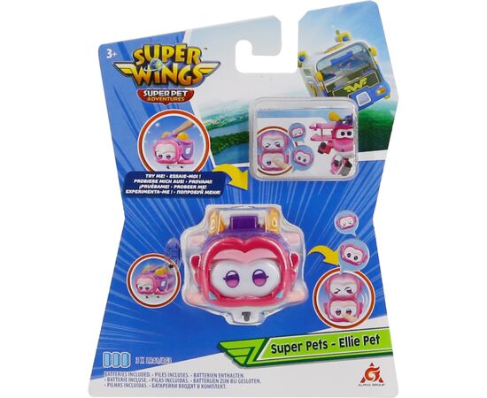Фігурка Super Wings Super Pet Еллі улюбленець (Ellie pet), світло (EU770419), зображення 10