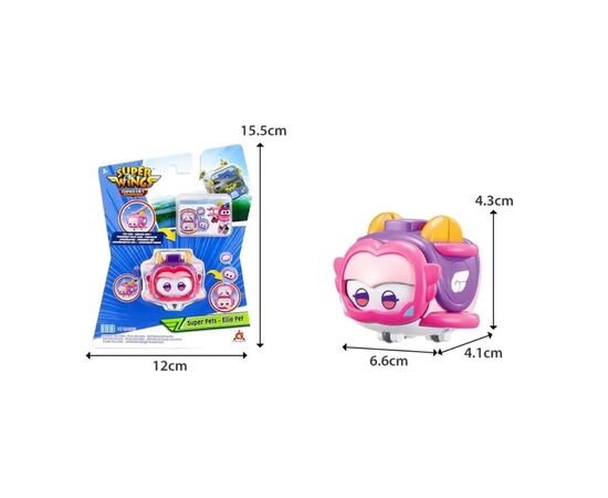 Фігурка Super Wings Super Pet Еллі улюбленець (Ellie pet), світло (EU770419), зображення 9