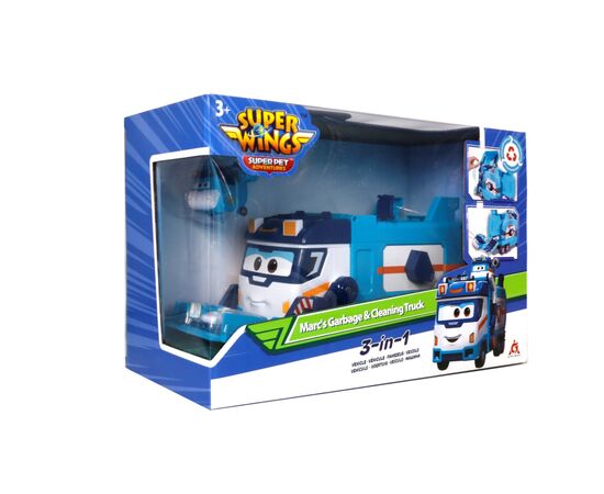 Игровой набор Super Wings Грузовик Марка для мусора и уборки грузовика и уборки (EU770854), изображение 8 Игровой набор Super Wings Грузовик Марка для мусора и уборки грузовика и уборки (EU770854), изображение 8