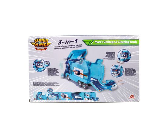 Игровой набор Super Wings Грузовик Марка для мусора и уборки грузовика и уборки (EU770854), изображение 9 Игровой набор Super Wings Грузовик Марка для мусора и уборки грузовика и уборки (EU770854), изображение 9