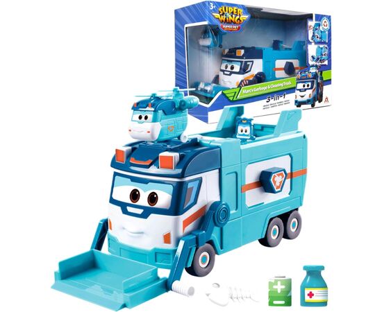 Ігровий набір Super Wings Вантажівка Марка для сміття та прибирання (EU770854)