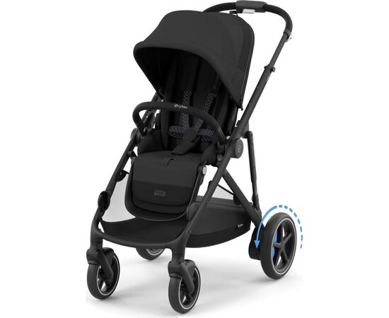 Коляска Cybex eGazelle S BLK Moon Black (524000517), изображение 2 Коляска Cybex eGazelle S BLK Moon Black (524000517), изображение 2