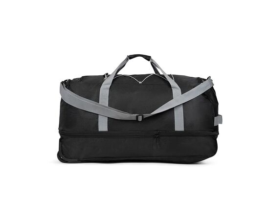 Сумка дорожная TravelZ Wheelbag Doubleloader foldable black 80(95)L (603096) (931069), изображение 2 Сумка дорожная TravelZ Wheelbag Doubleloader foldable black 80(95)L (603096) (931069), изображение 2