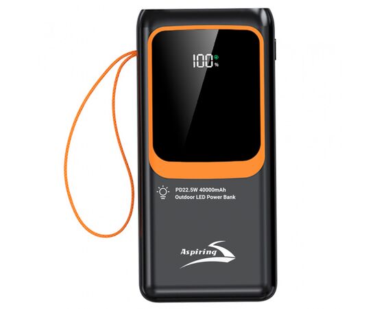 Батарея универсальная Aspiring Light 40 40000mAh PD/22.5W (PPLH.L04)