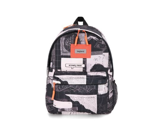 Рюкзак для ноутбука Bagland 14" Stylish M 17L+print, black-white 1343/00549694 (1118320661)