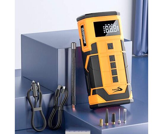 Пуско зарядное устройство Aspiring Jump 3 8000mAh Power bank 3-in-1 with inflator, compressor, car charging (JM8000PIWC), изображение 8 Пуско зарядное устройство Aspiring Jump 3 8000mAh Power bank 3-in-1 with inflator, compressor, car charging (JM8000PIWC), изображение 8