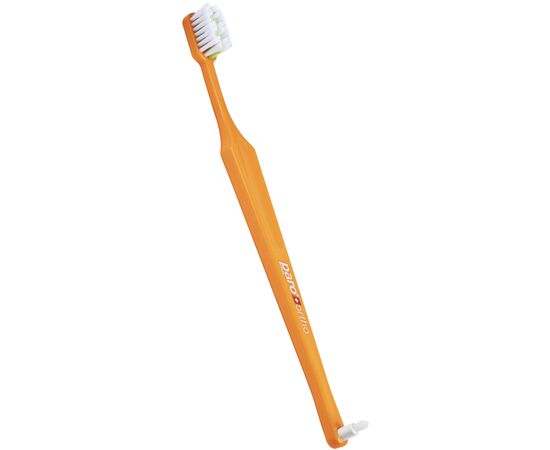 Зубная щетка Paro Swiss Ortho Brush Ортодонтическая с монопучковой насадкой Мягкая Оранжевая (7.747/6)