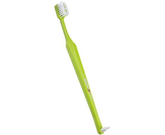 Зубная щетка Paro Swiss Ortho Brush Ортодонтическая с монопучковой насадкой Мягкая Салатовая (7.747/4)