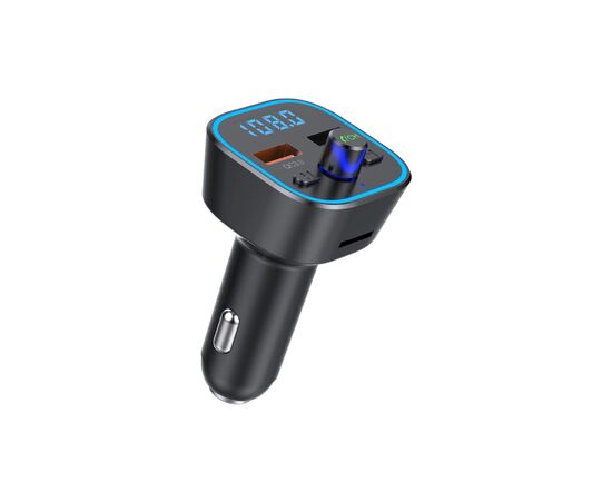 FM модулятор Vortex VO2101 USB QC3.0/USB OTG/microSD Black (VO2101)