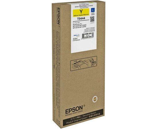Картридж Epson WF Pro WF-C5290/C5790 Yellow L, 3K (C13T944440)