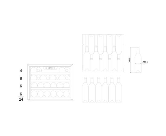 Холодильник Hansa BWC60241B, изображение 5 Холодильник Hansa BWC60241B, изображение 5
