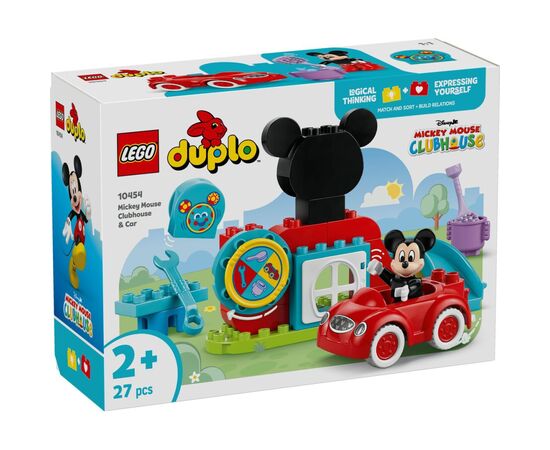Конструктор LEGO DUPLO Disney Микки Маус: Клубный дом и автомобиль (10454)