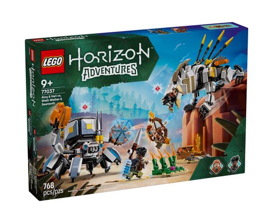 Конструктор LEGO Horizon Aloy и Varl против Shell-Walker и Sawtooth (77037)