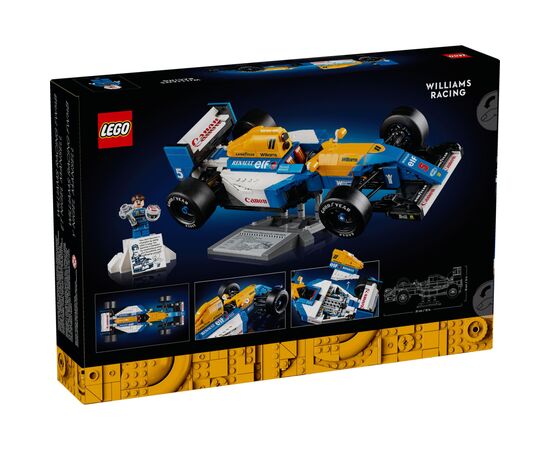 Конструктор LEGO Icons Williams Racing FW14B і Найджел Менселл (10353), зображення 9 Конструктор LEGO Icons Williams Racing FW14B і Найджел Менселл (10353), зображення 9