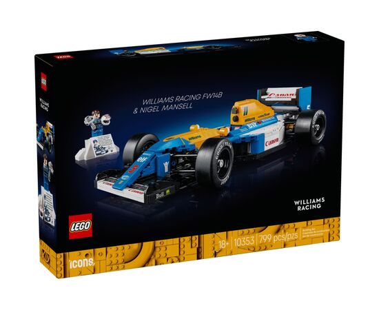 Конструктор LEGO Icons Williams Racing FW14B и Найджел Мэнселл (10353)