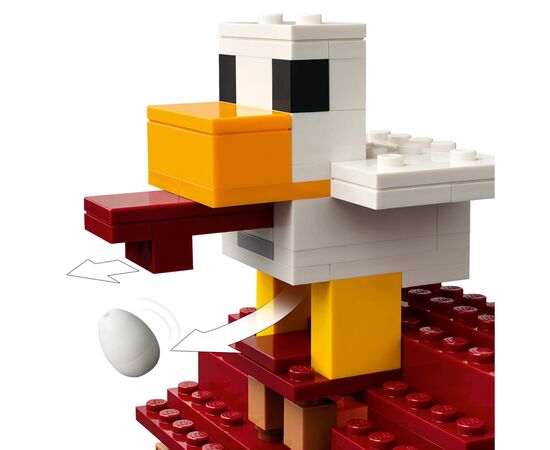 Конструктор LEGO Minecraft Нападение на деревню с воздушным шаром Гаст (21273), изображение 5 Конструктор LEGO Minecraft Нападение на деревню с воздушным шаром Гаст (21273), изображение 5